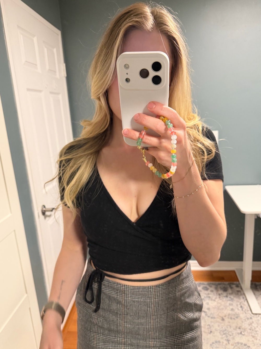 Brandy Melville Crop Wrap Top